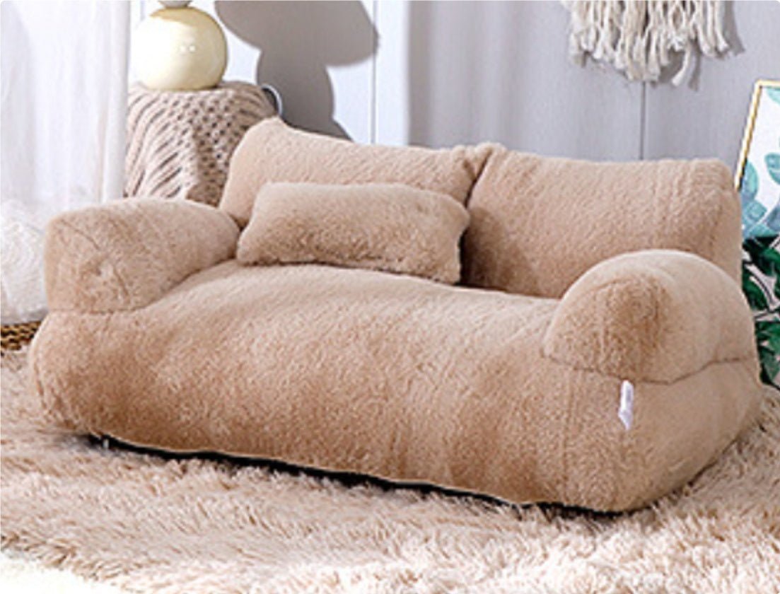 Luxury Cat Bed Sofa Winter Warm Cat Nest Pet Bed For Small Medium Dogs Cats Comfortable Plush Puppy Bed Pet Supplies - G.O.A.T pets