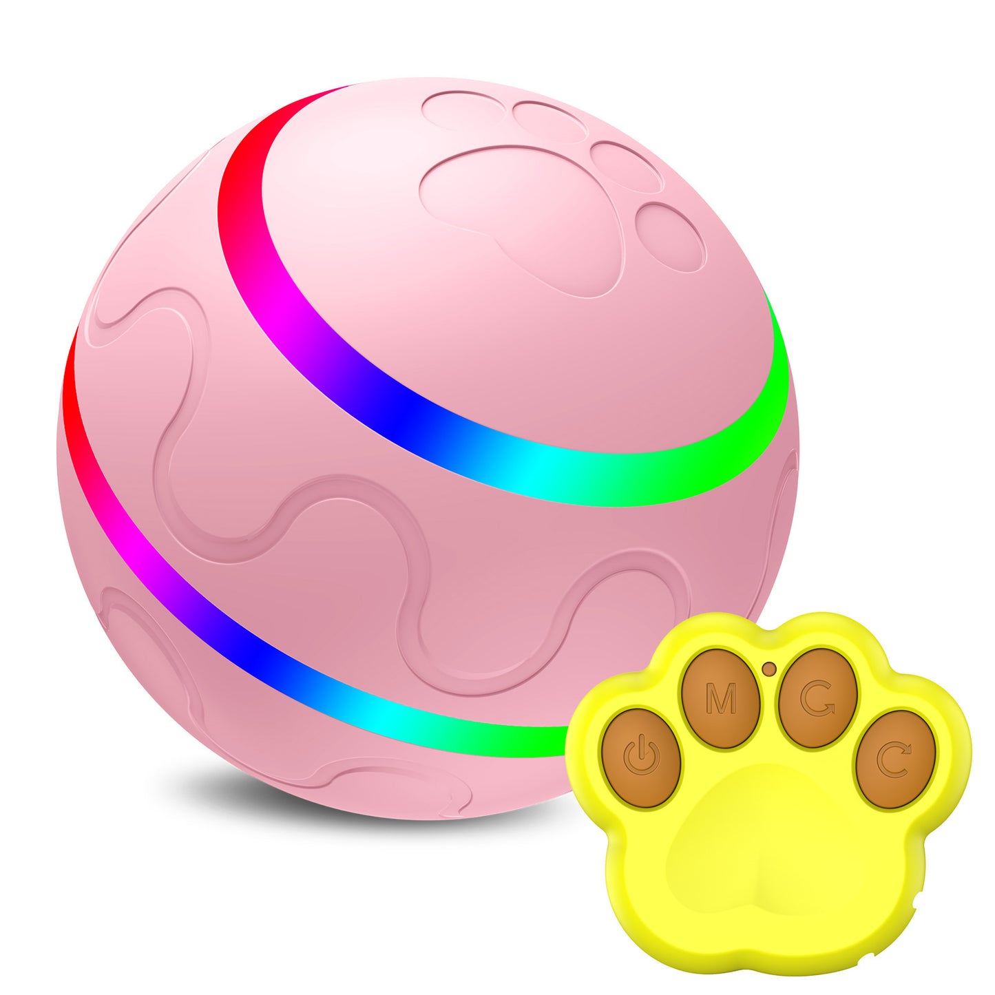 Pet New Cat Wicked Ball Toy Intelligent Ball USB Cat Toys Self Rotating Ball Automatic Rotation Ball - G.O.A.T pets