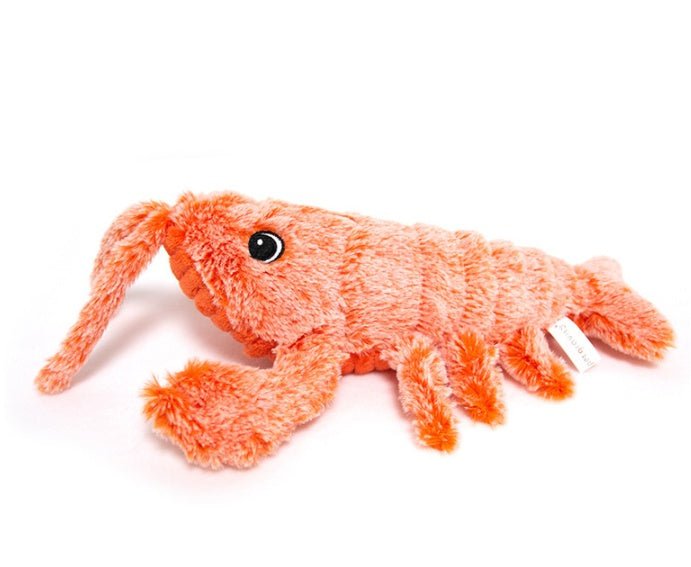 Pet Toys Electric Jumping Shrimp USB Charging Simulation Lobster Funny Cat Plush Pets Toy - G.O.A.T pets
