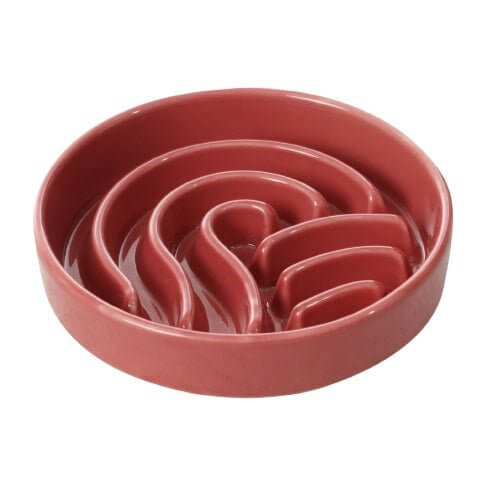 [Wave] Slow Feeder Dog Bowls - Pink / Beige / Orange - G.O.A.T pets