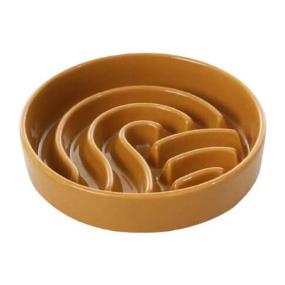 [Wave] Slow Feeder Dog Bowls - Pink / Beige / Orange - G.O.A.T pets