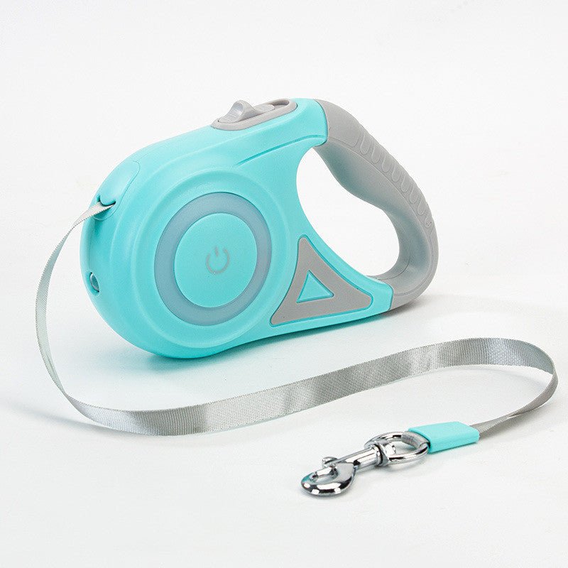 Retractable Pet Leash with Handy SpotLight! Safety, Security and Great for Avoiding Puddles or Potholes! - G.O.A.T pets