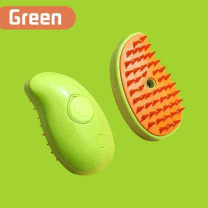 Steam Grooming Brush for Pets – 3 - in - 1 USB Rechargeable Comb with Water Spray for Cats and Dogs - G.O.A.T pets