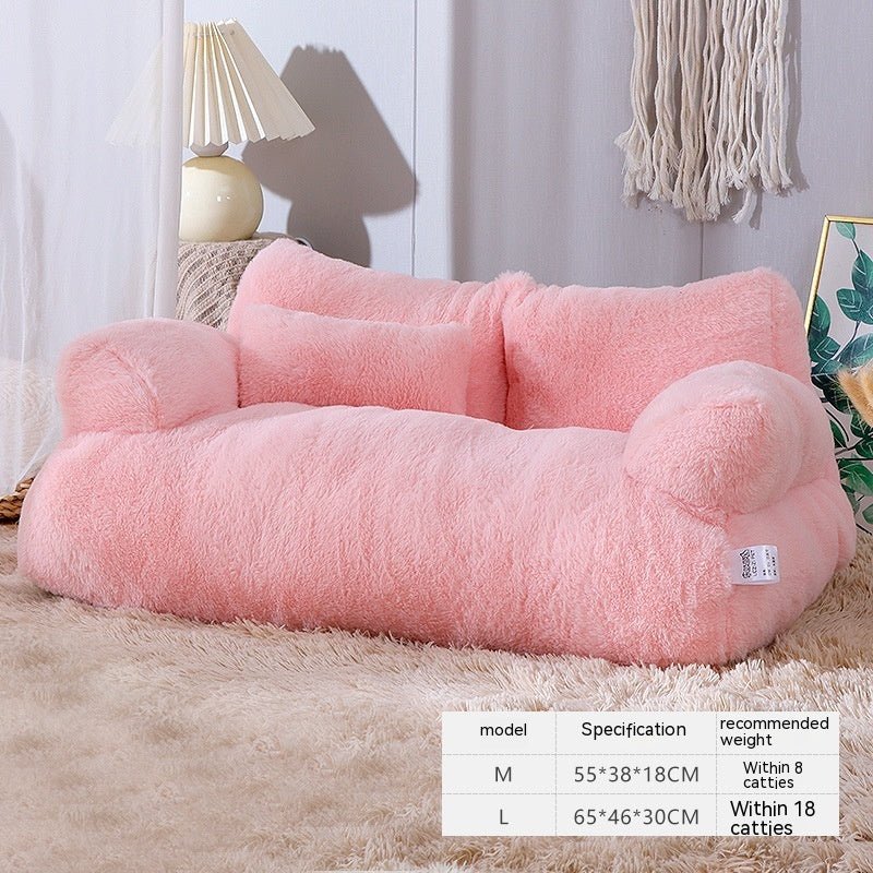 Luxury Cat Bed Sofa Winter Warm Cat Nest Pet Bed For Small Medium Dogs Cats Comfortable Plush Puppy Bed Pet Supplies - G.O.A.T pets