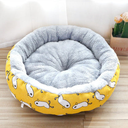 The Comfiest, Softest, Make you want it for yourself, Dog/Cat bed! Beautiful materials, the softest microfiber inside cushion, memory foam for shape and durability. Wrapped brightly printed outer shell. - Can be reversed, for the dirty days! 🐾 - Whiskers & Adventure Co.