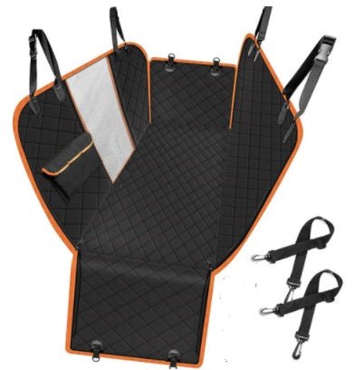 Dog Car Seat Cover View Mesh Pet Carrier Hammock Safety Protector Car Rear Back Seat Mat With Zipper And Pocket For Travel - G.O.A.T pets