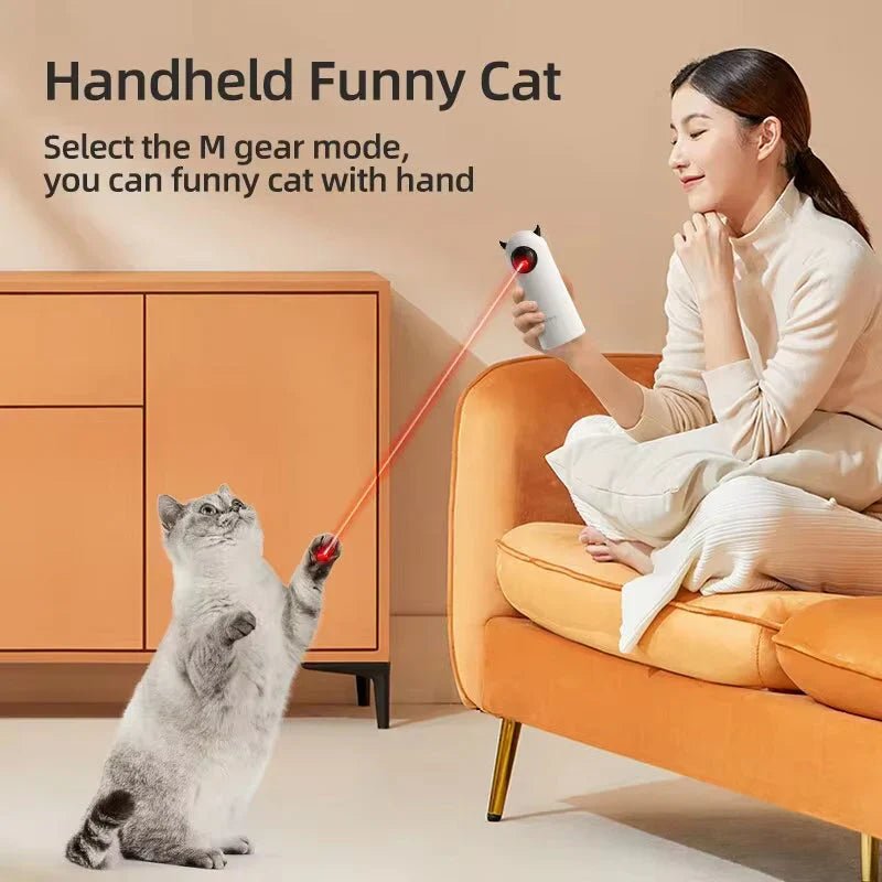 Automatic Cat Toy – Interactive Smart LED Laser - G.O.A.T pets