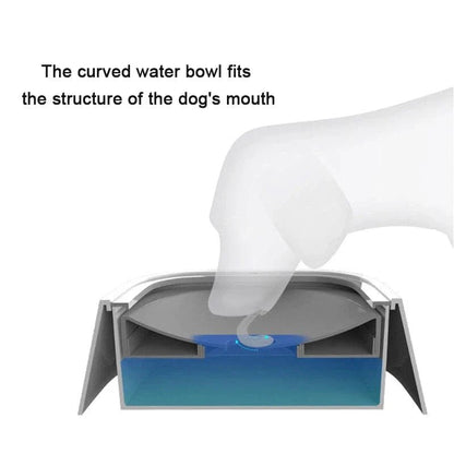 🚗 Floating Dog Water Bowl - Splash - Free, No - Spill Design for Mess - Free Hydration! - G.O.A.T pets