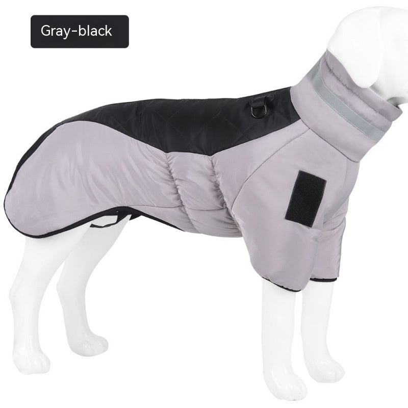 New Winter Dog Coat Waterproof Pet Clothes For Medum Large Dogs Warm Thicken Dog Vest Custome Labrador Jacket - G.O.A.T pets