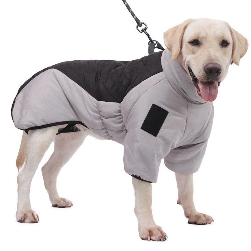 New Winter Dog Coat Waterproof Pet Clothes For Medum Large Dogs Warm Thicken Dog Vest Custome Labrador Jacket - G.O.A.T pets