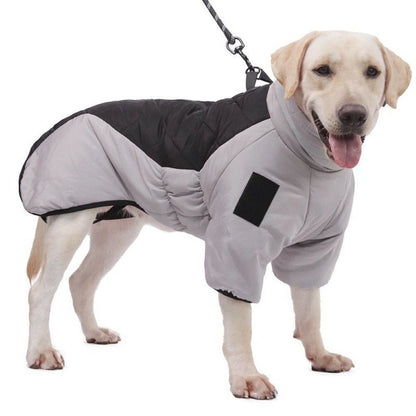 New Winter Dog Coat Waterproof Pet Clothes For Medum Large Dogs Warm Thicken Dog Vest Custome Labrador Jacket - G.O.A.T pets