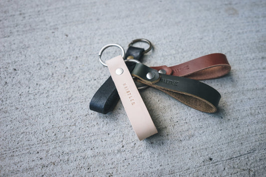 Leather Keychain - G.O.A.T pets