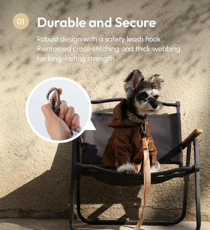 PADDED ACTIVE PET LEASH - APRICOT - Whiskers & Adventure Co.