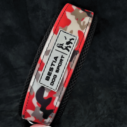 BESTIA DOG SPORT COLLAR RED CAMO - G.O.A.T pets