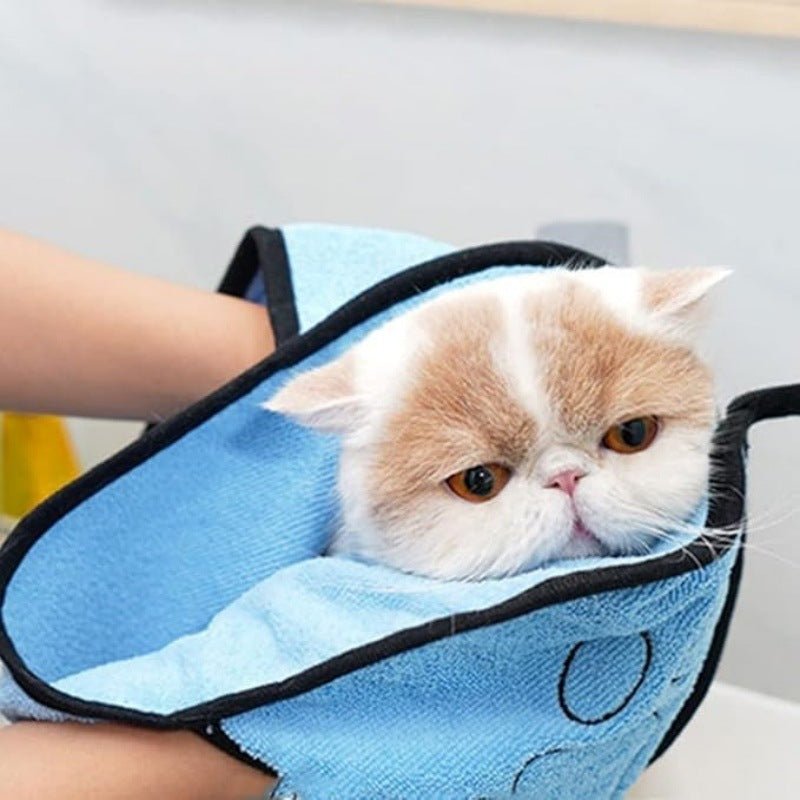 Pet Bath Towel, Specially Designed For Dogs, Quickly Absorbs Water, Cat And Dog Bath Towel - G.O.A.T pets