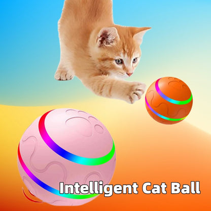 Pet New Cat Wicked Ball Toy Intelligent Ball USB Cat Toys Self Rotating Ball Automatic Rotation Ball - G.O.A.T pets