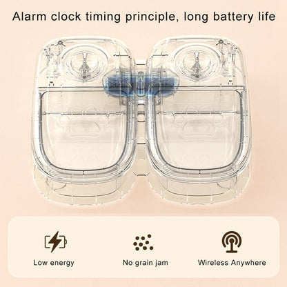 Automatic Pet Feeder Smart Food Dispenser For Cats Dogs Timer Stainless Steel Bowl Auto Dog Cat Pet Feeding Pets Supplies - G.O.A.T pets