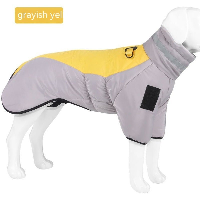 New Winter Dog Coat Waterproof Pet Clothes For Medum Large Dogs Warm Thicken Dog Vest Custome Labrador Jacket - G.O.A.T pets